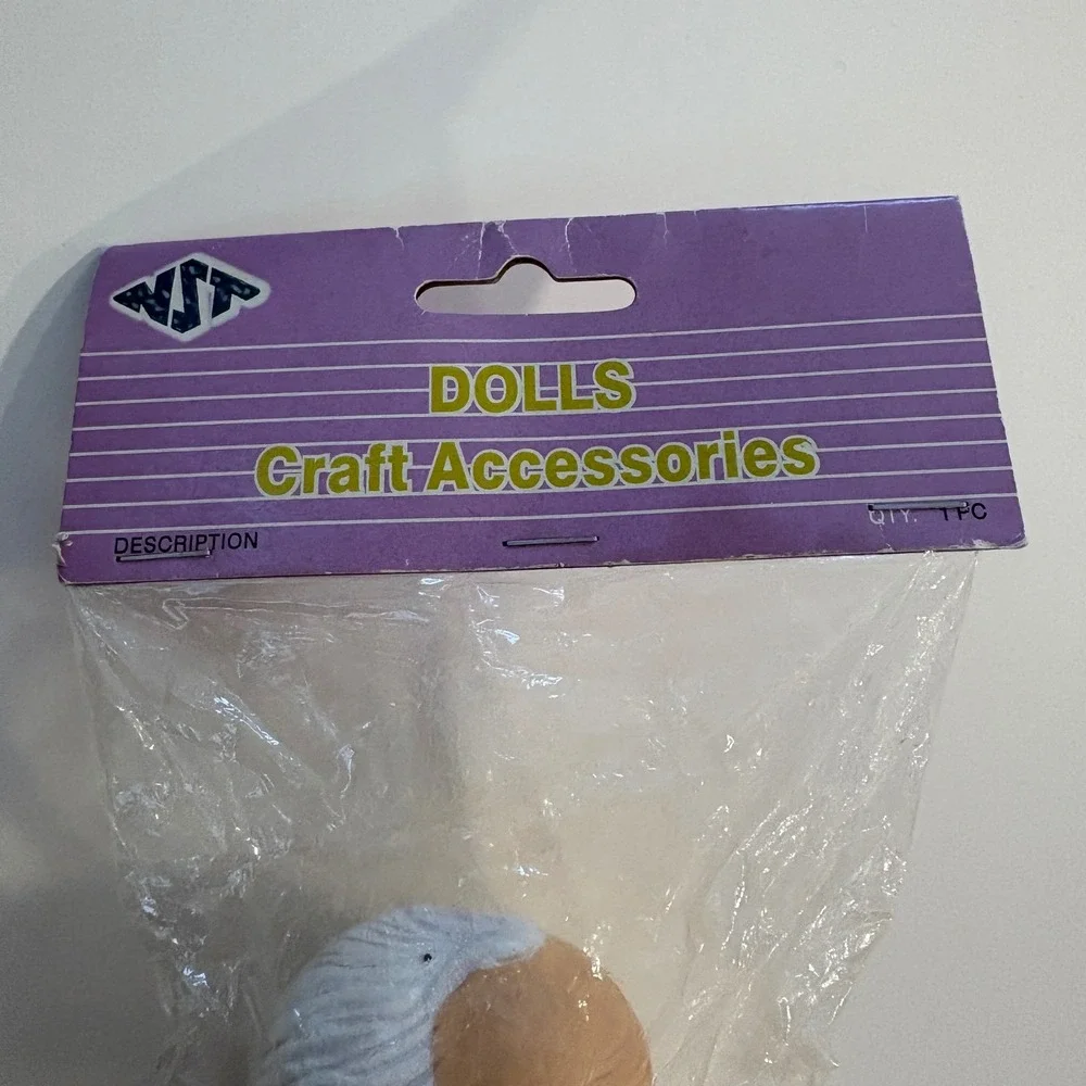 WST Dolls Craft Accessories Santa Claus Head and‎ Hands Plastic Kit Christmas